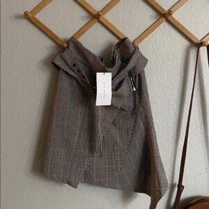 BLOGGER'S FAVE! New Zara Plaid Mini Skirt Size S